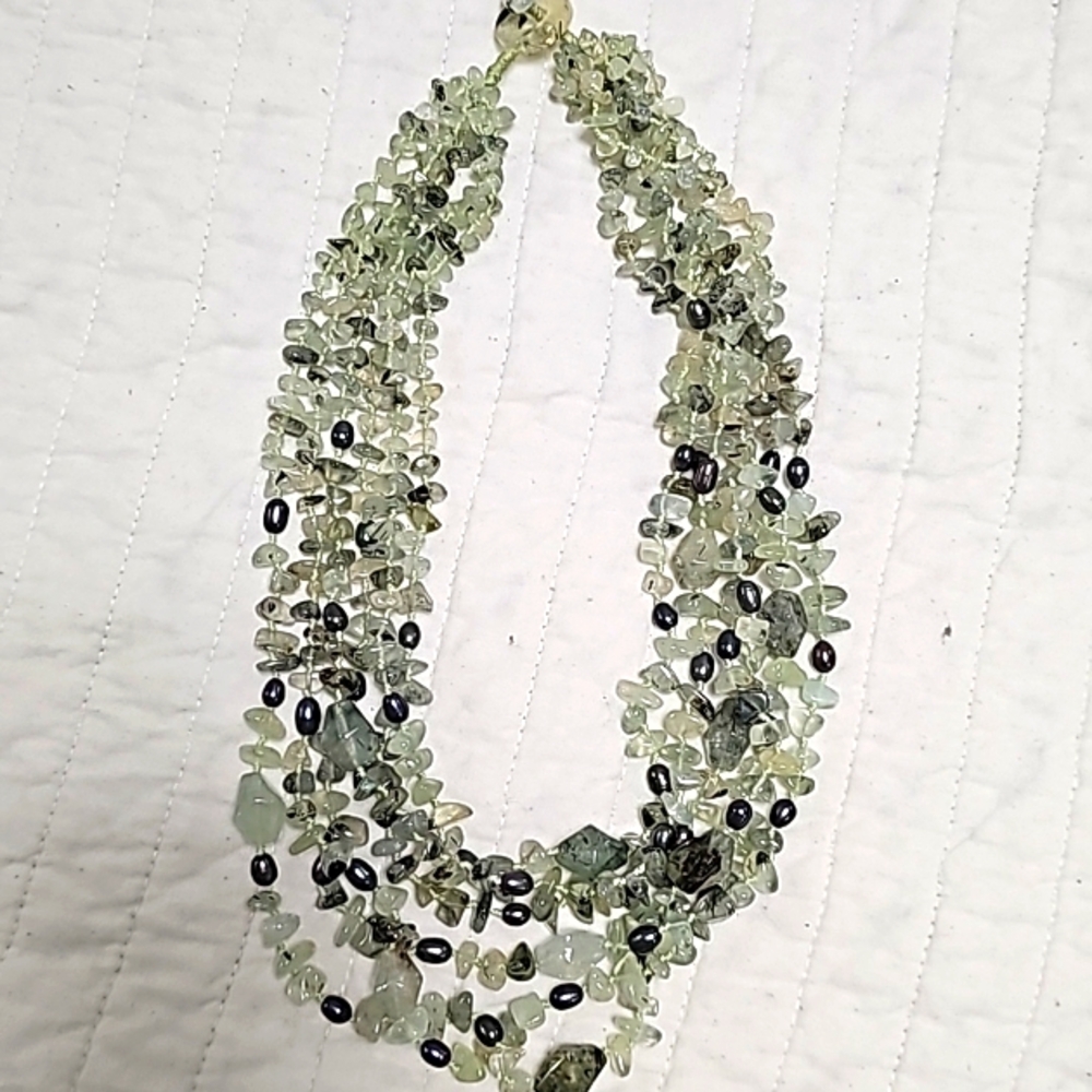 Multi-Strand Beaded Necklace